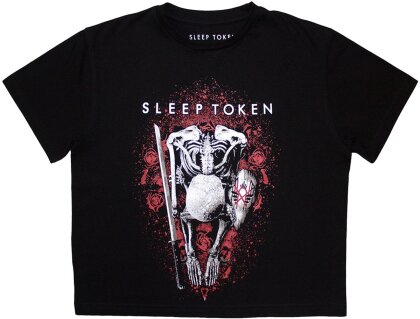 Sleep Token - The Love You Want Crop Top (Black) Girlie
