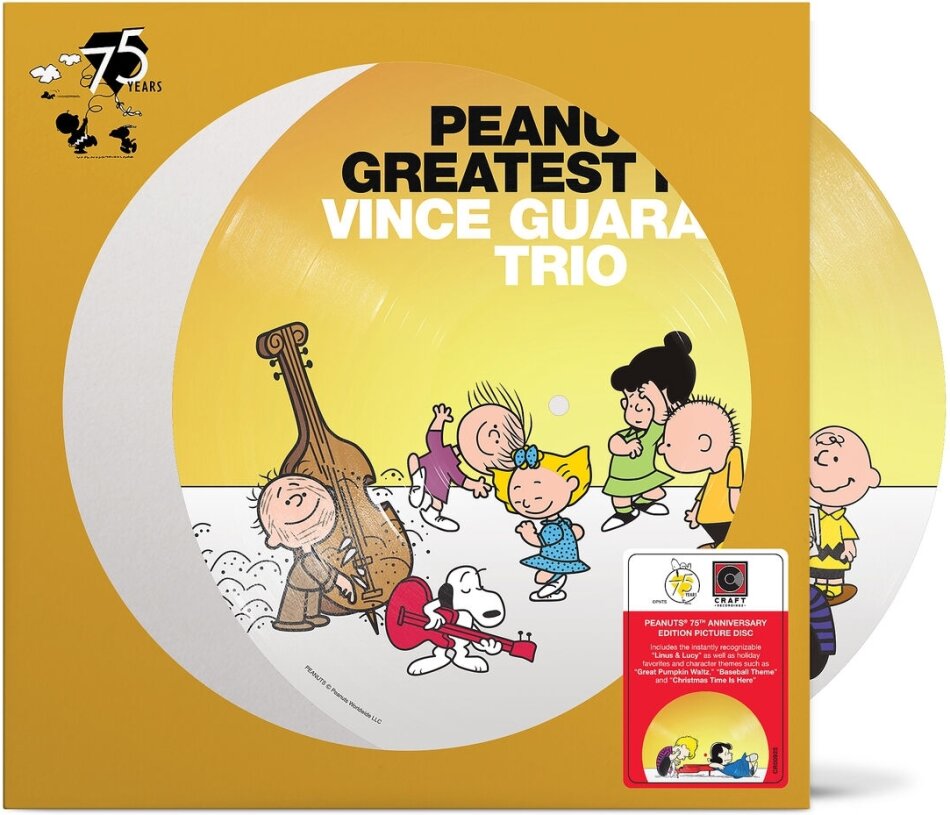 Vince Guaraldi - Peanuts Greatest Hits 2025 Reissue, Concord Records, 75th Anniversary Edition, Picture Disc, LP
