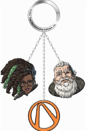 Merc Borderlands 4 Keychain "Harlowe & Amon"