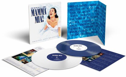Mamma Mia! - Original London Cast (2025 Reissue, Polydor, White & Blue Vinyl, 2 LPs)