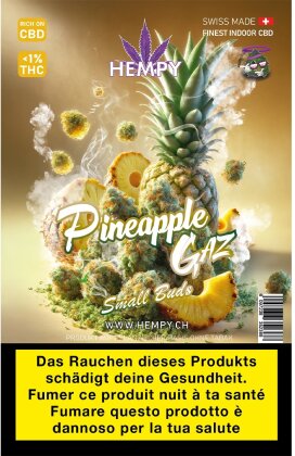 Hempy Pineapple Gaz Indoor Small Buds 25g