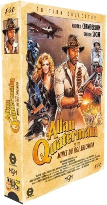 Allan Quatermain et les mines du roi Salamon (1985) (VHS Box, + Goodies, Limited Collector's Edition, Blu-ray + DVD)