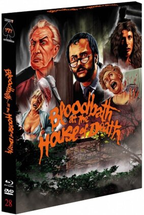 Bloodbath at the House of Death (1984) (Full Sleeve Scanavo-Box, + Bierfilz, Limited Collector's Edition, Blu-ray + DVD)