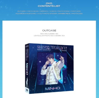 Shinee (K-Pop) - World VI - Perfect Illumination: Shinee's Back (MINHO Version, 3 DVDs)