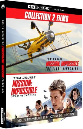 Mission: Impossible 7 & 8 - Dead Reckoning: Partie 1 & The Final Reckoning: Partie 2 - Collection 2 Films (2 4K Ultra HDs + 2 Blu-rays)