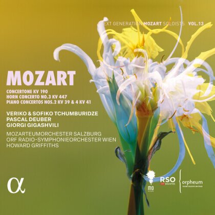 Wolfgang Amadeus Mozart (1756-1791), Howard Griffiths, Pascal Deuber, Veriko Tchumburidze & Sofiko Tchumburidze - Concertone Kv 190 Horn Con No. 3 Kv 447 - Vol. 13 (Next Generation Mozart Soloists)