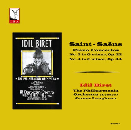 Camille Saint-Saëns (1835-1921), James Loughran, Idil Biret & The Philharmonia Orchestra - Piano Concertos Nos. 2 & 4 (LP)