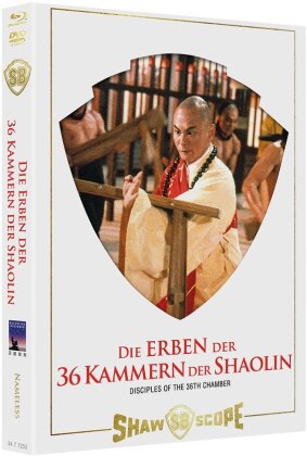 Die Erben der 36 Kammern der Shaolin (1985) (Cover B, Limited Edition, Mediabook, Uncut, Blu-ray + DVD)