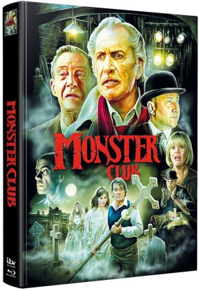 Monster Club (1981) (Wattiert, Limited Edition, Mediabook, Uncut, 3 Blu-rays)