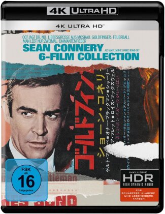 Sean Connery 6-Film Collection - 007 - James Bond (6 4K Ultra HDs)