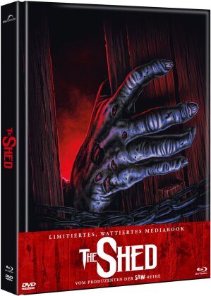 The Shed (2019) (Cover W, Wattiert, Collector's Edition Limitata, Mediabook, Blu-ray + DVD)