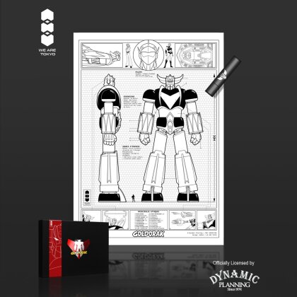 Poster UV - Robot - Goldorak - 29.7 cm - A4