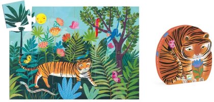 Spaziergang mit Tiger 24 Teile Puzzle