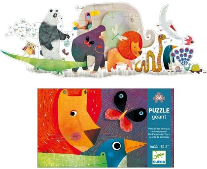 Die Tierparade 36 Teile Puzzle