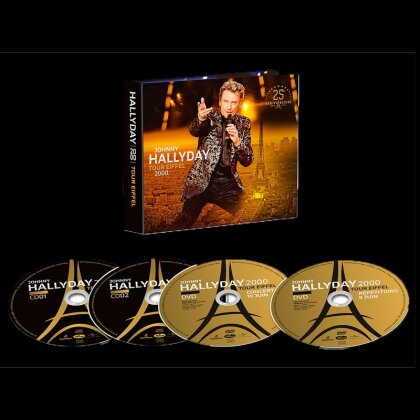 Johnny Hallyday - Live à la Tour Eiffel (2025 Reissue, 25th Anniversary Edition, 2 CDs + 2 DVDs)