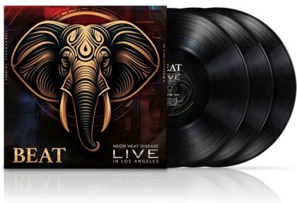 Beat (Adrian Belew/Steve Vai/Tony Levin/Danny Carey) - LIVE (Neon Heat Disease - Live In Los Angeles) (Gatefold, 3 LPs)