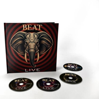 Beat (Adrian Belew/Steve Vai/Tony Levin/Danny Carey) - Neon Heat Disease - Live In Los Angeles (Artbook Edition, Deluxe Edition, 3 CDs + Blu-ray)