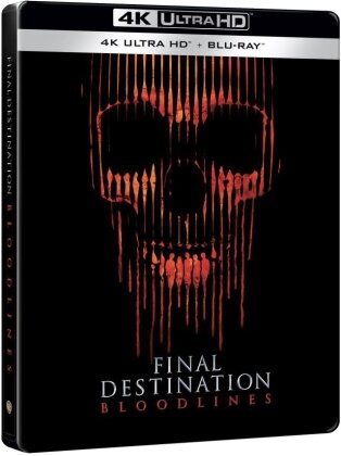 Final Destination: Bloodlines (2025) (Cover 2 "Bus Shelter Skull", Limited Edition, Steelbook, 4K Ultra HD + Blu-ray)