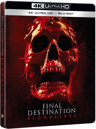 Final Destination: Bloodlines (2025) (Cover 3 "Alt Skull", Limited Edition, Steelbook, 4K Ultra HD + Blu-ray)
