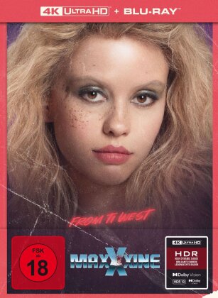 MaXXXine (2024) (Cover B, Edizione Limitata, Mediabook, 4K Ultra HD + Blu-ray)