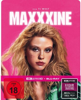 MaXXXine (2024) (Limited Edition, Steelbook, 4K Ultra HD + Blu-ray)