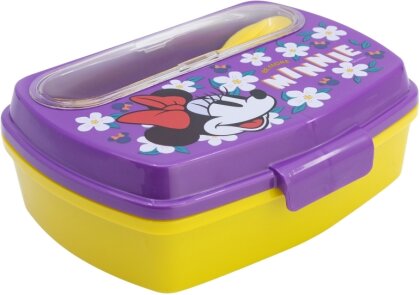 Boite à Repas avec Couverts - Be More Minnie - Mickey & ses amis