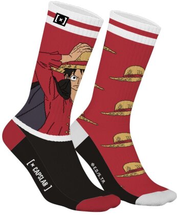 Chaussettes - Luffy & Chapeaux de Paille - One Piece - 43/46 - Size 43/46