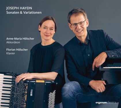 Joseph Haydn (1732-1809), Florian Hölscher & Anne-Maria Hölscher - Sonaten & Variationen (Für Akkordeon) (2 CDs)