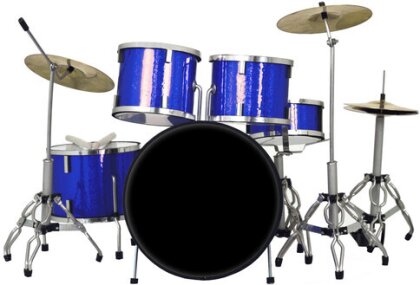 Axe Heaven Blueksdrum1 Classic 5PC Blue Sprk Drum