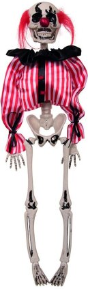 Horrorclown Skelett mit Hemd