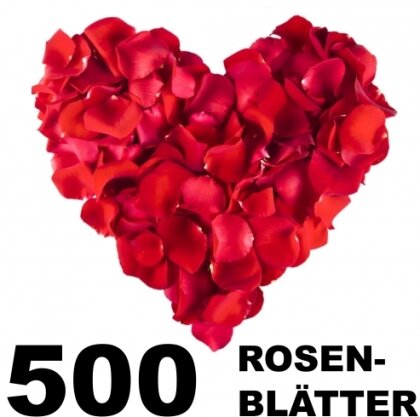 Rosenblätter rot 500 Stk im Beutel