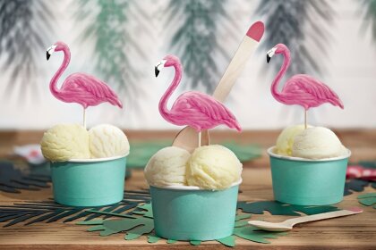 Tortenstecker Flamingo