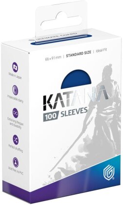 Protèges Cartes 100 pièces - Katana - Standard - Blue Bird