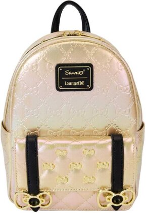 Hello Kitty 50th Anniversary by Loungefly Mini Rucksack Metallic Gold