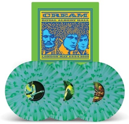 Cream - Royal Albert Hall (2025 Reissue, Blue & Green Splatter Vinyl, 3 LPs)