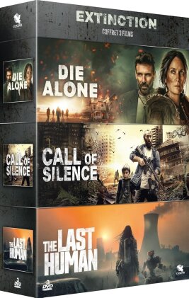 Extinction - Coffret 3 films - Die Alone (2024) / Call of Silence (2023) / The Last Human (2023) (3 DVDs)