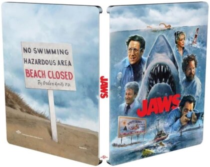 Der weisse Hai (1975) (50th Anniversary Edition, Limited Edition, Steelbook, 4K Ultra HD + Blu-ray)