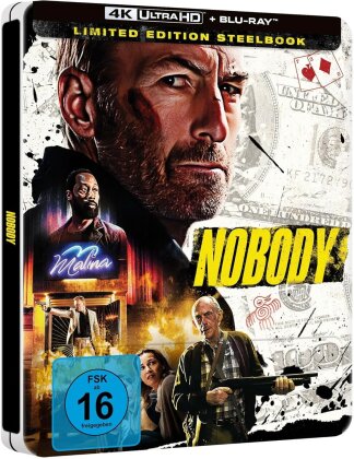 Nobody (2021) (Limited Edition, Steelbook, 4K Ultra HD + Blu-ray)