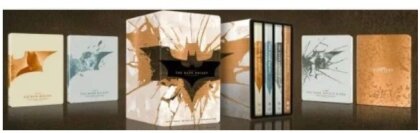 Batman - The Dark Knight Trilogy - Batman Begins (2005) / The Dark Knight (2008) / The Dark Knight Rises (2012) (Limited Edition, Steelbook, 3 4K Ultra HDs + 6 Blu-rays)