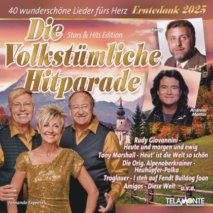 Die Volkstümliche Hitparade Erntedank 2025 (2 CD)