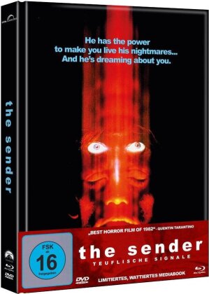 The Sender - Teuflische Signale (1982) (Cover W, Wattiert, Edizione Limitata, Mediabook, Blu-ray + DVD)