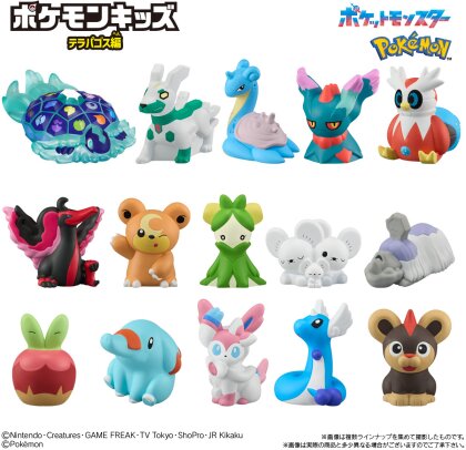 Figurines - Terapagos - Pokemon Kids - 3 cm