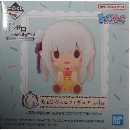 Mini Figurine - (Lot G) - Sweet Happy Life - Re:Zero - Ichibanshô BNP62395 - 5 cm