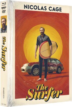 The Surfer (2024) (Cover A, Wattiert, Limited Edition, Mediabook, 4K Ultra HD + Blu-ray + DVD)
