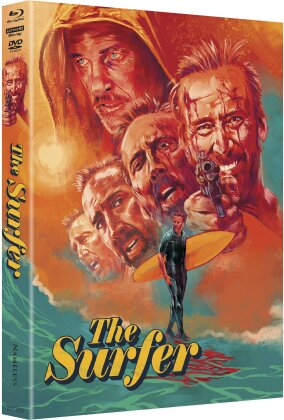The Surfer (2024) (Cover B, Limited Edition, Mediabook, 4K Ultra HD + Blu-ray + DVD)