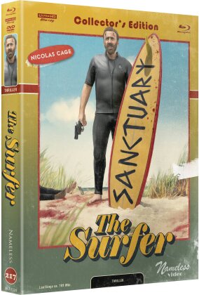 The Surfer (2024) (Cover C, Limited Collector's Edition, Mediabook, 4K Ultra HD + Blu-ray + DVD)