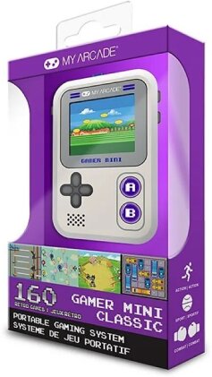 My Arcade Gamer Mini Classic - Gray & Purple