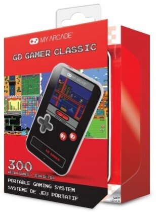My Arcade Go Gamer Classic (300 Games in 1) - Black, Gray & Red