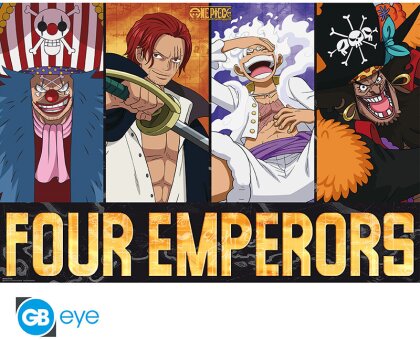 Poster - Les Quatres Empereurs - One Piece - Roulé & filmé - 91.5 cm