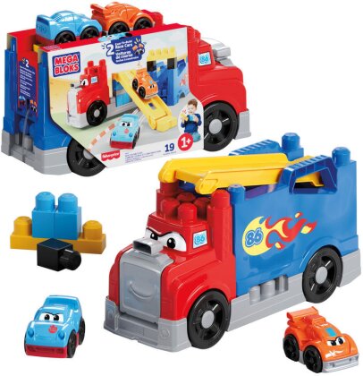 MEGA BLOKS Rennwagen-Transporter